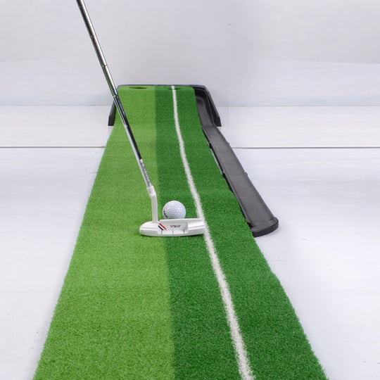 5M3M Golf Putting Mat Golf Putter Trainer Green Putter Carpet Practice Set